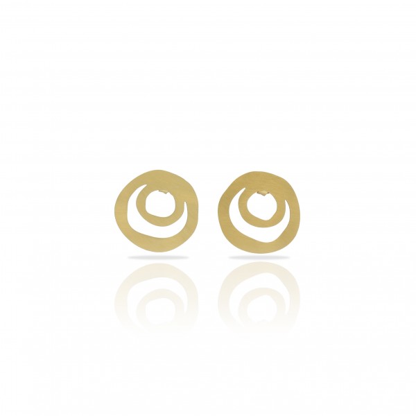 Ohrstecker . ETHNO . Gold