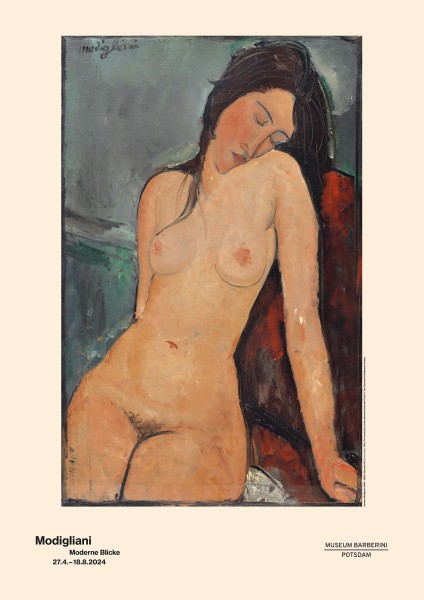 Poster 105 Modigliani Sitzender Akt