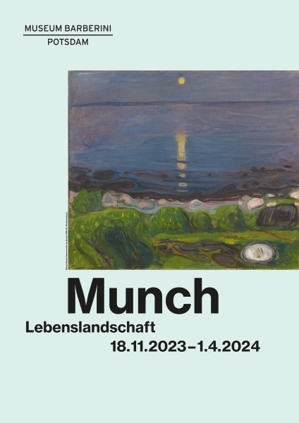PST 97 Munch Lebenslandschaft Ausstellungsplakat