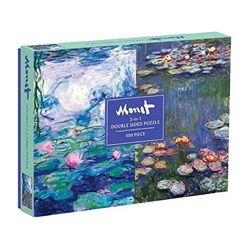 Jigsaw puzzle . CLAUDE MONET . double-sided