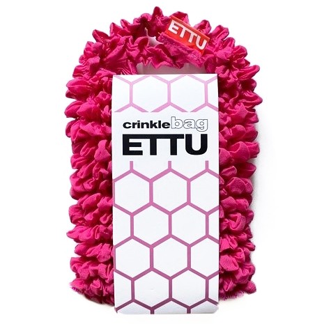Bag . ETTU . Crinkle pink