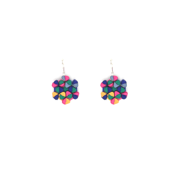 Earrings . CROSS . THE BEACH AT SAINT-CLAIR . edited by muse