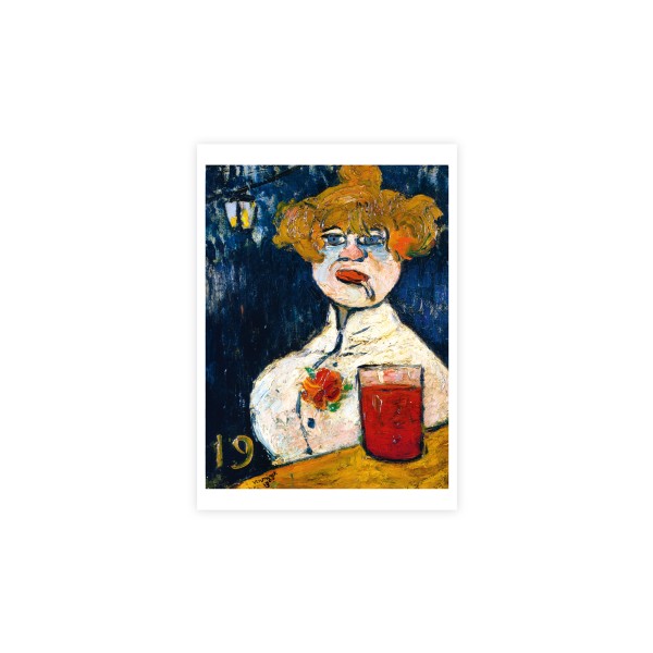 Print A4 . VLAMINCK . ON THE COUNTER