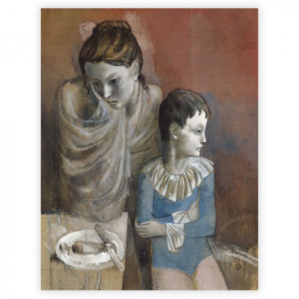 MOTHER AND CHILD . PICASSO . Art Print