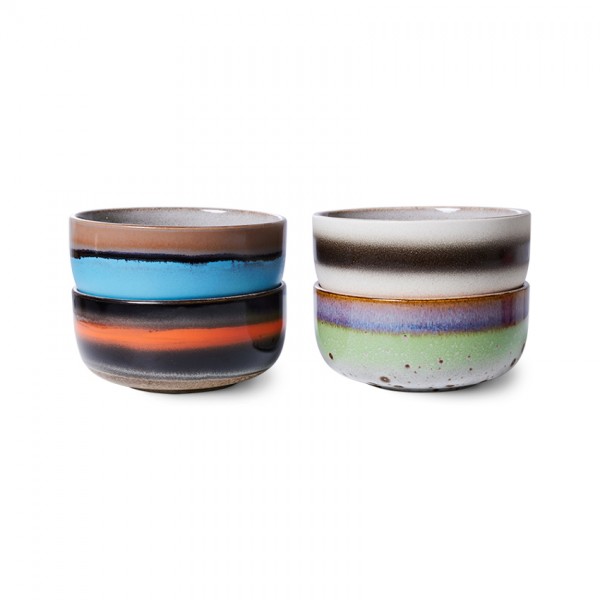 Bowl . FREAK OUT . Set of 4