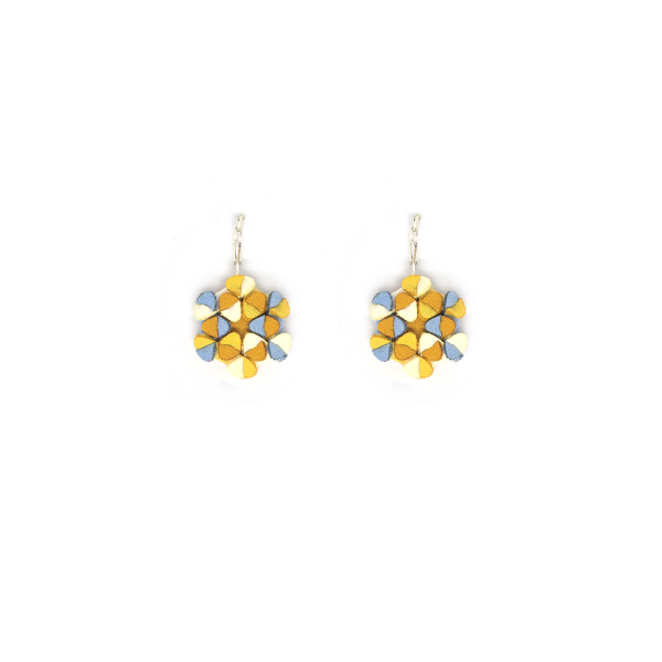 Earrings . SIGNAC . THE PORT AT SUNSET . edited by muse