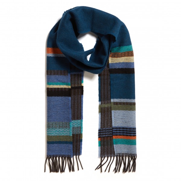 Scarf . WALLACE SEWELL . Darland blue