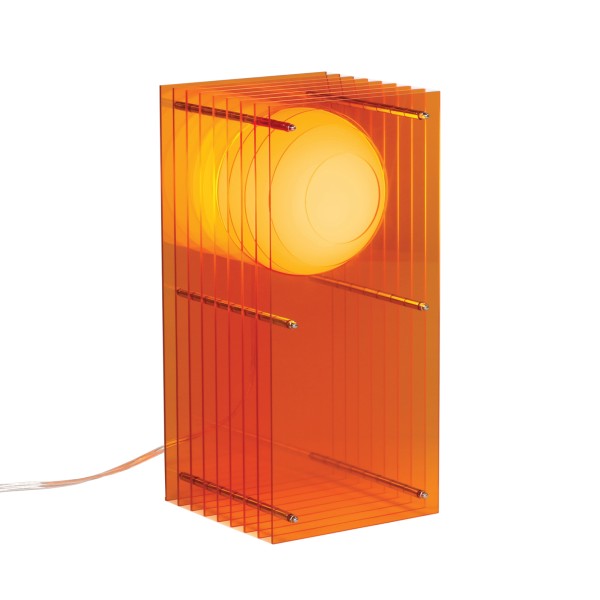 Lampe . RECTANGLE . Orange