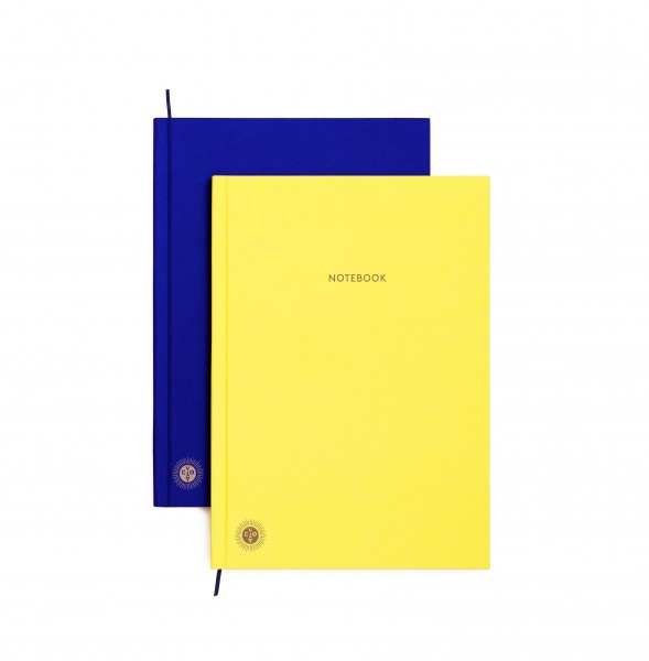 Notebook . OCTAEVO . Yellow blue