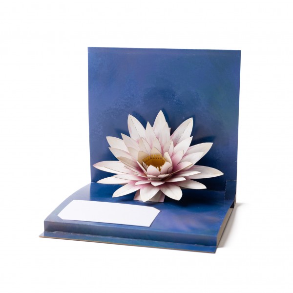 Pop-Up Card . WATER LILY