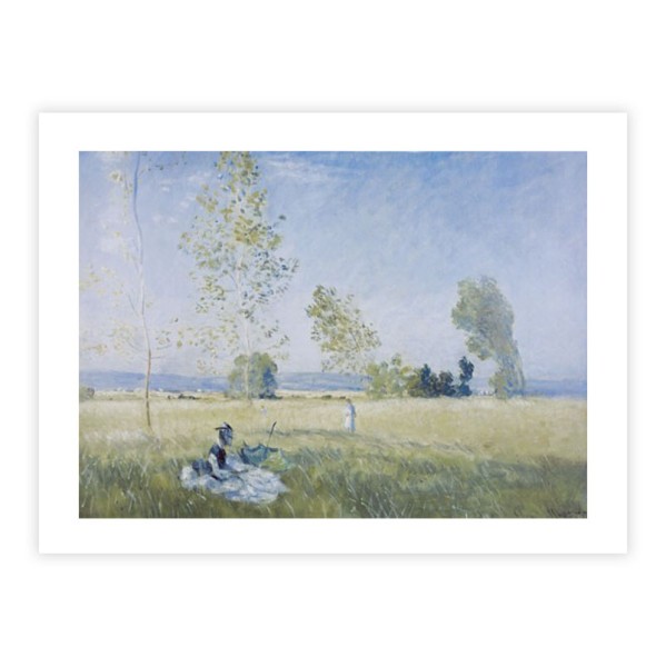 Fine Art Print . MEADOW IN BEZONS